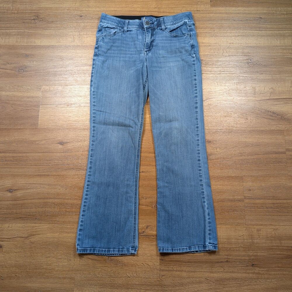 Democracy Ab Solution Bootcut Jeans Womens Size 10 Stretch Tummy Control Denim